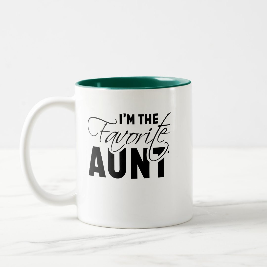 I'm The Favorite Aunt Best Auntie Mug