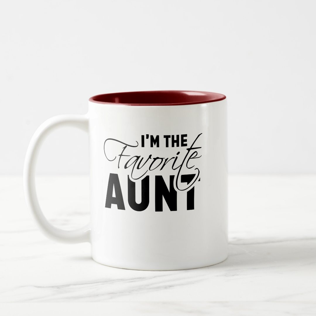 I'm The Favorite Aunt Best Auntie Mug