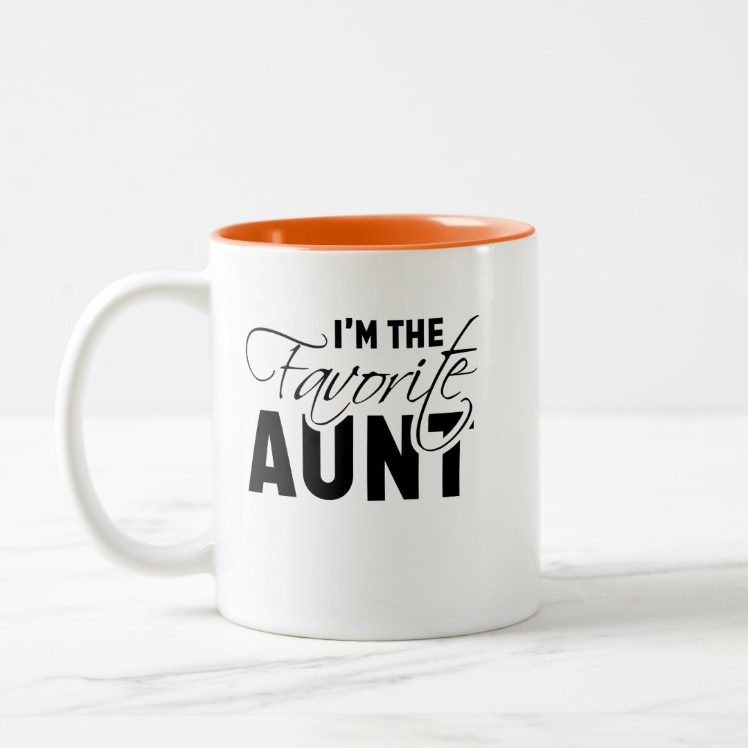I'm The Favorite Aunt Best Auntie Mug