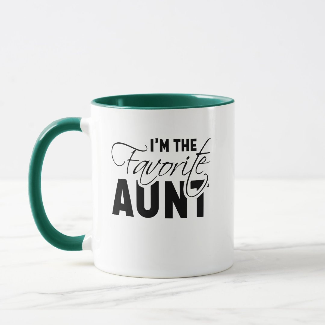 I'm The Favorite Aunt Best Auntie Mug