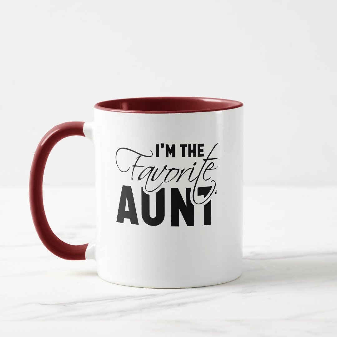 I'm The Favorite Aunt Best Auntie Mug