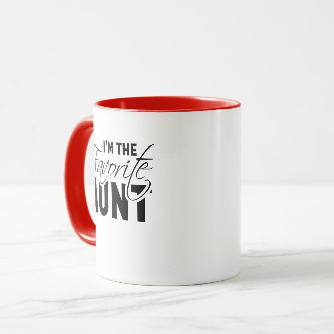 I'm The Favorite Aunt Best Auntie Mug