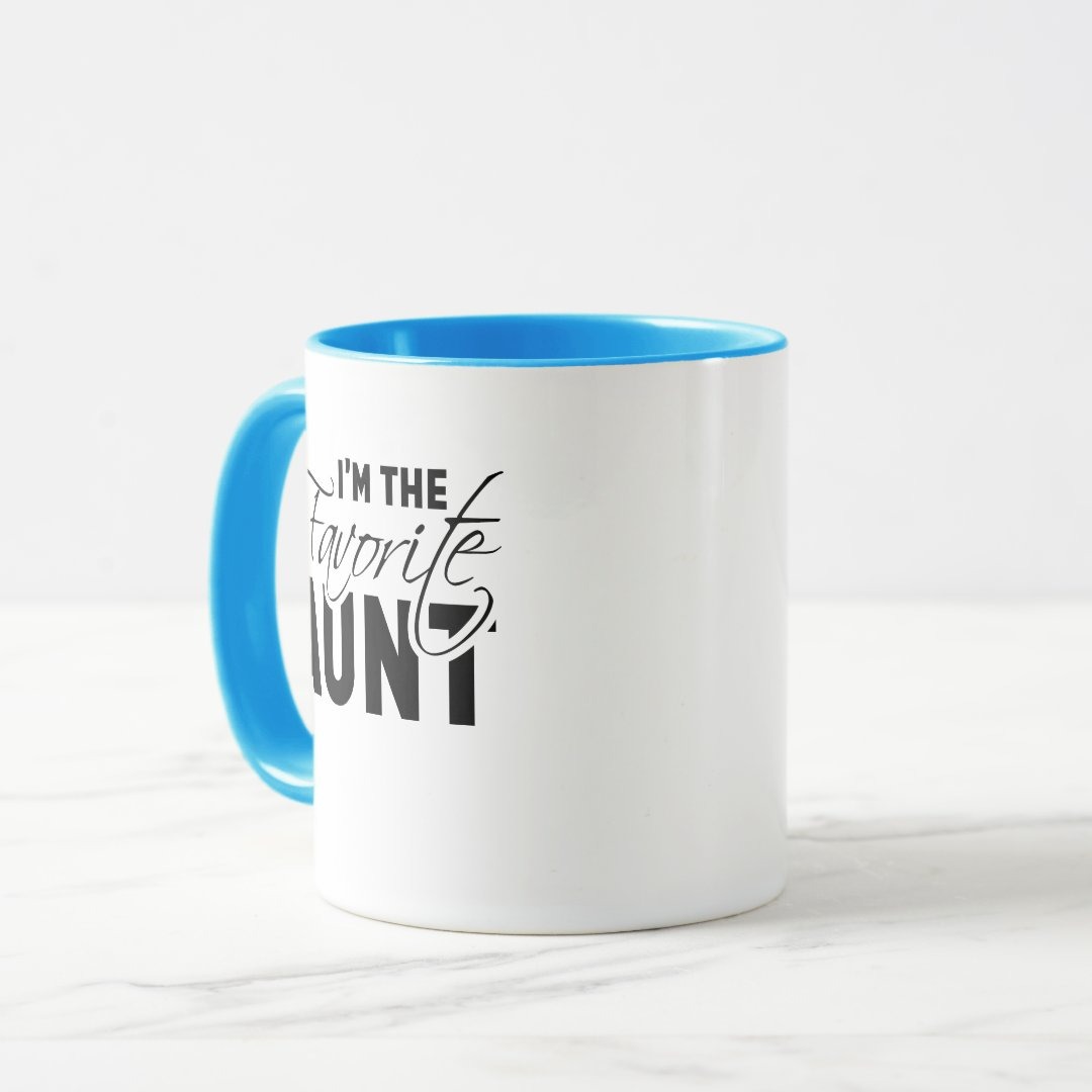 I'm The Favorite Aunt Best Auntie Mug