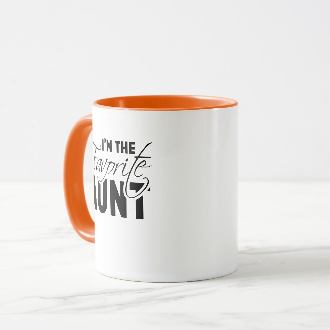 I'm The Favorite Aunt Best Auntie Mug