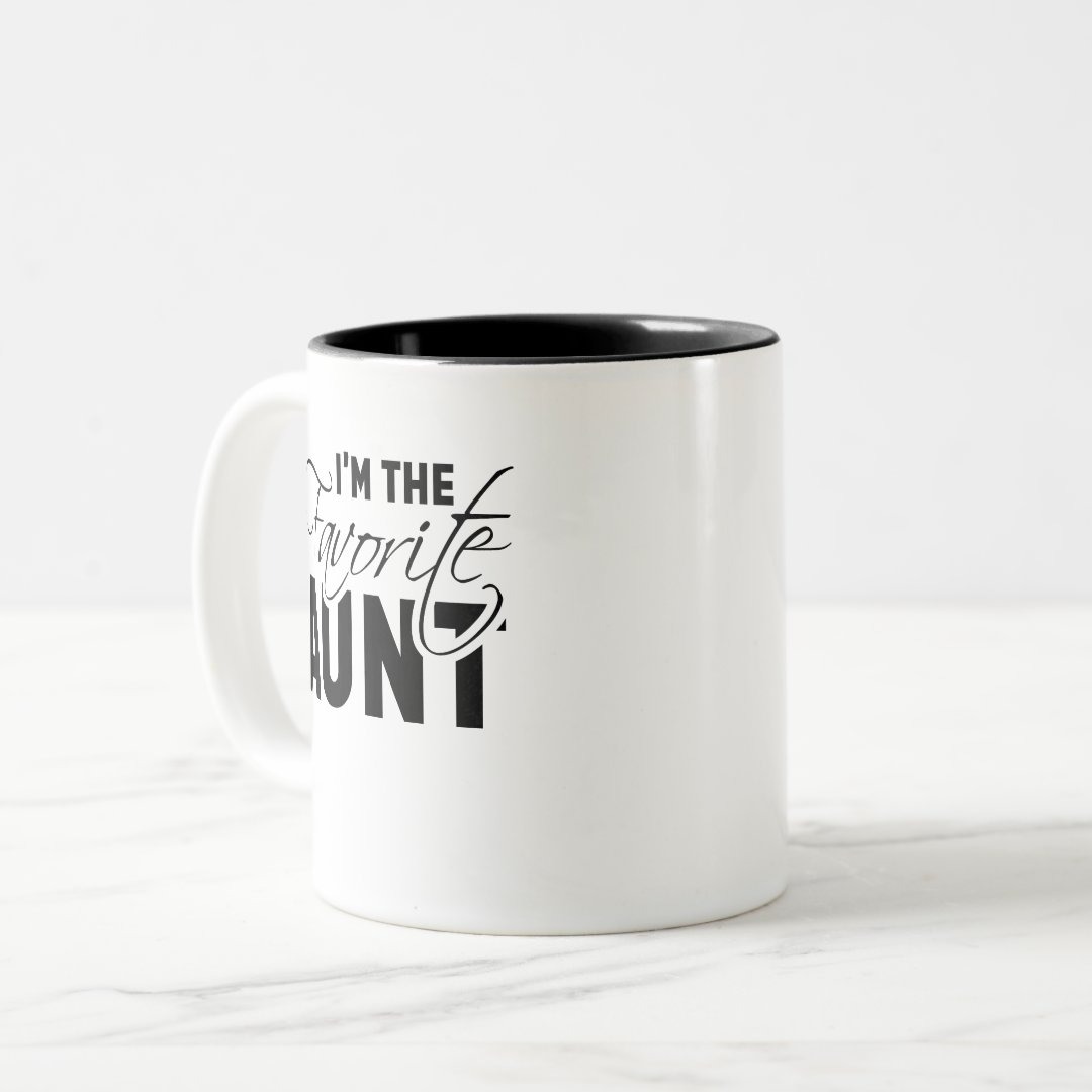 I'm The Favorite Aunt Best Auntie Mug