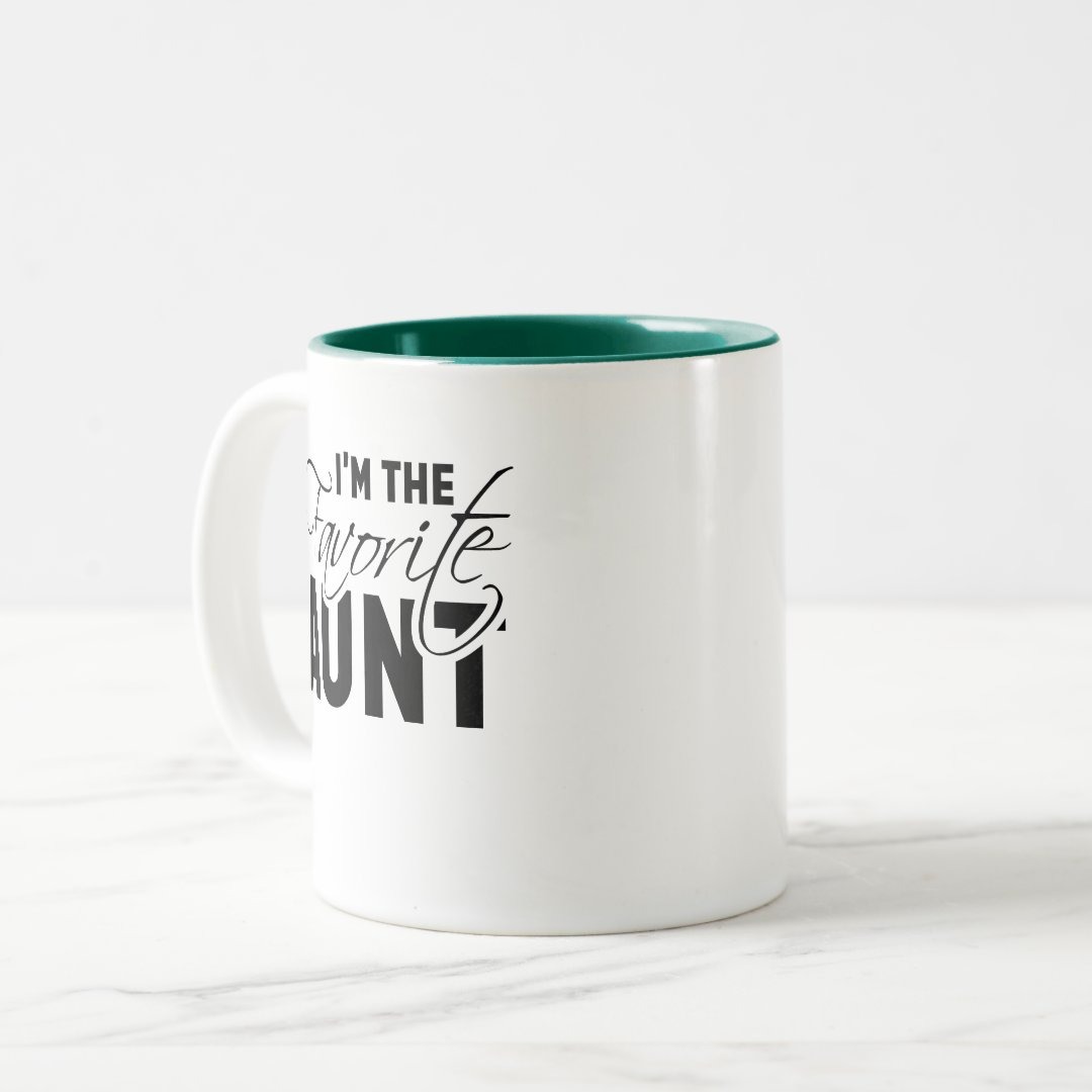 I'm The Favorite Aunt Best Auntie Mug