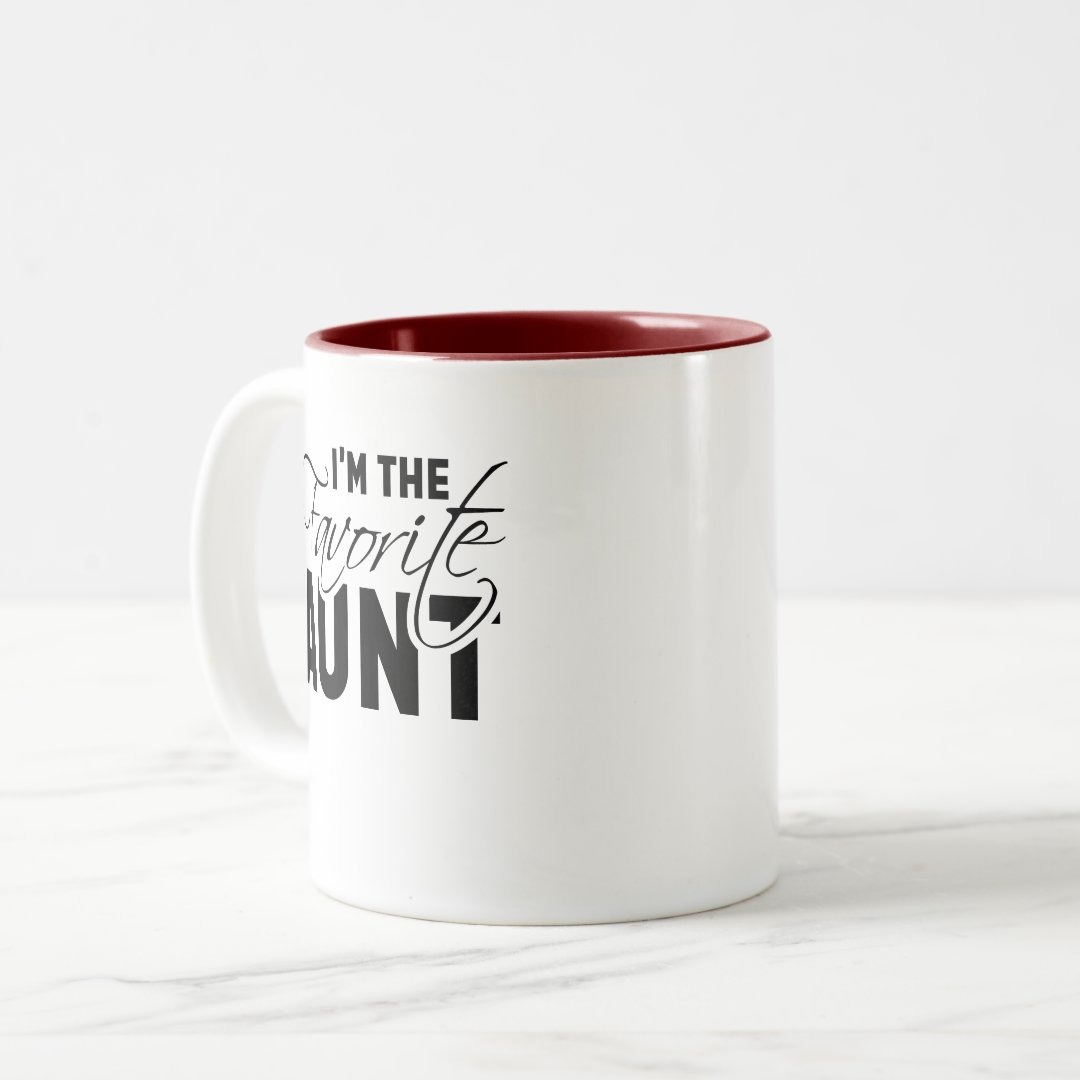 I'm The Favorite Aunt Best Auntie Mug