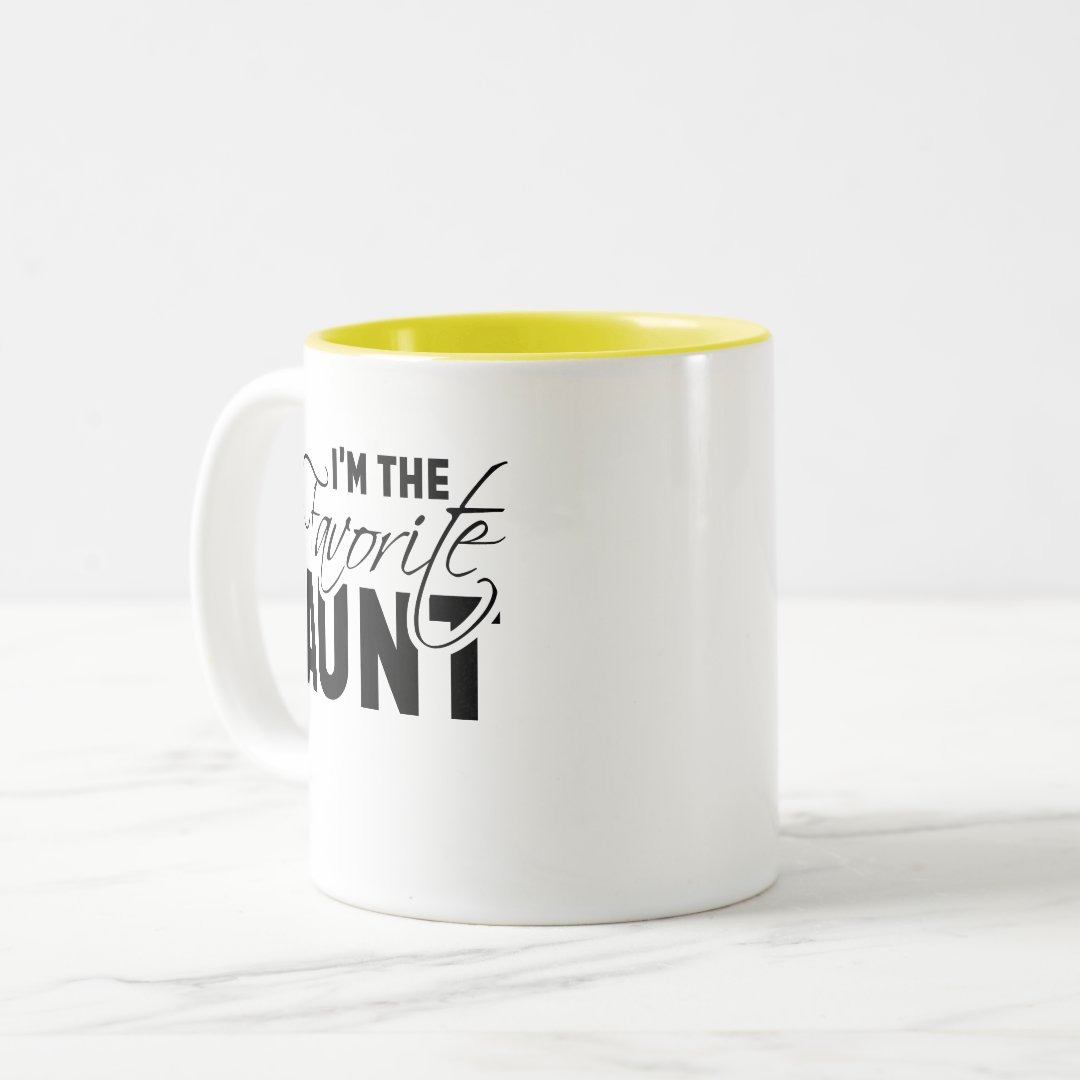 I'm The Favorite Aunt Best Auntie Mug