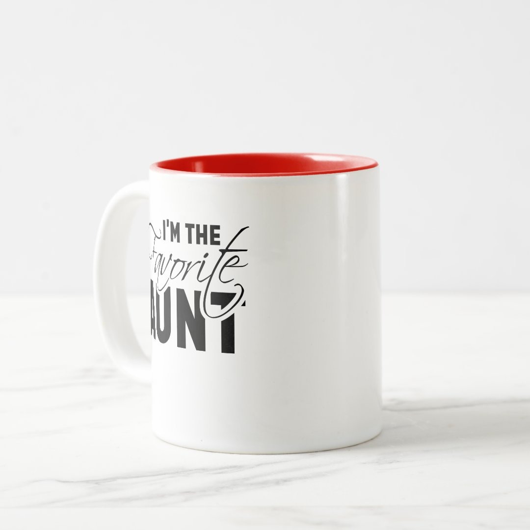 I'm The Favorite Aunt Best Auntie Mug