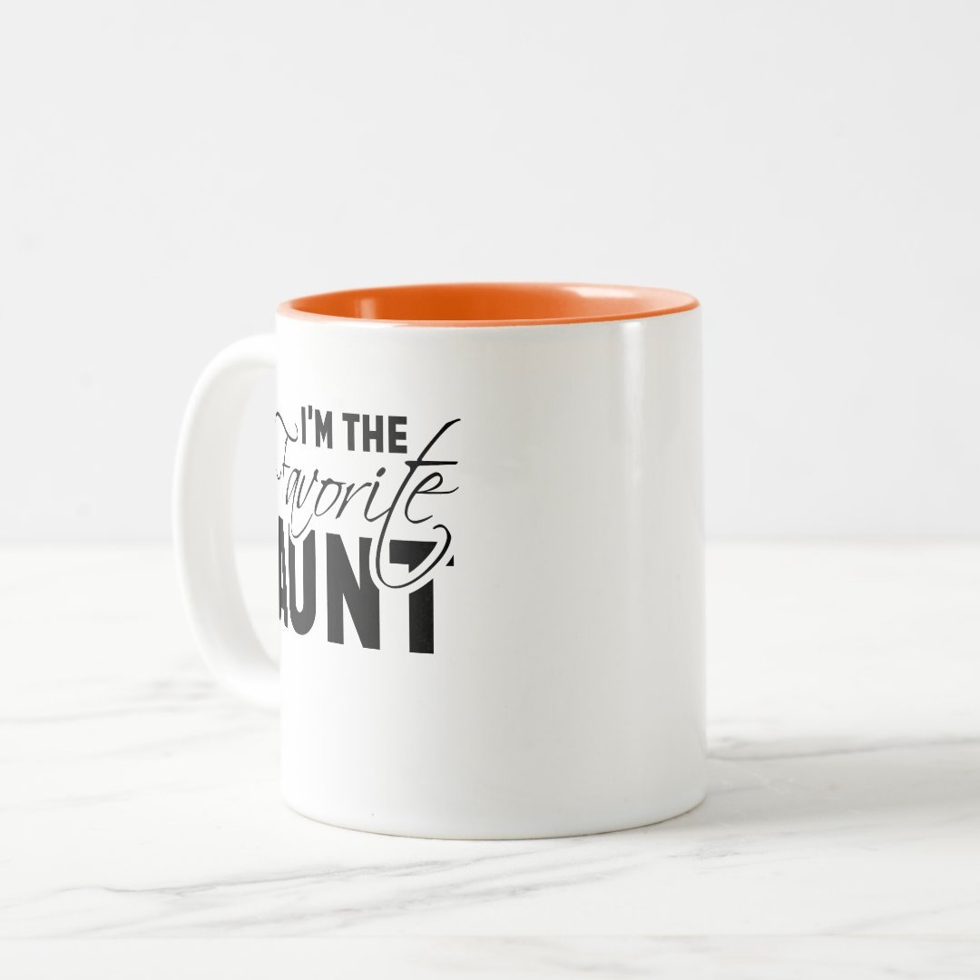 I'm The Favorite Aunt Best Auntie Mug