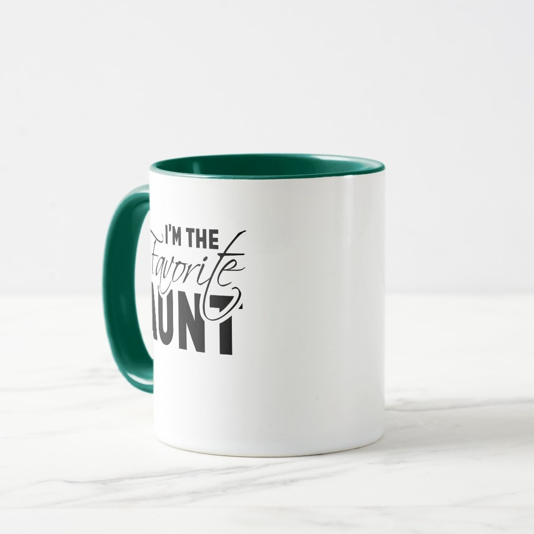 I'm The Favorite Aunt Best Auntie Mug