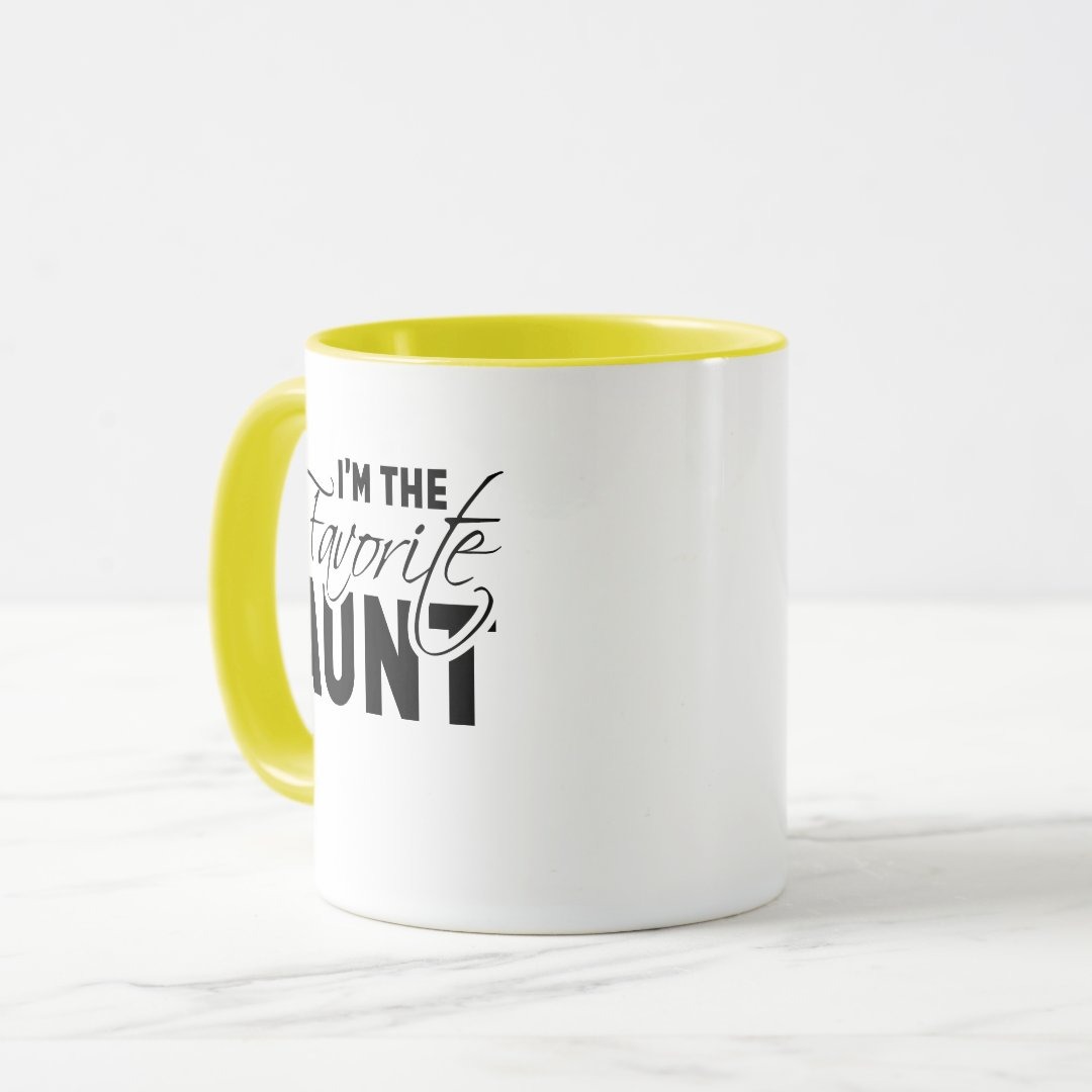 I'm The Favorite Aunt Best Auntie Mug