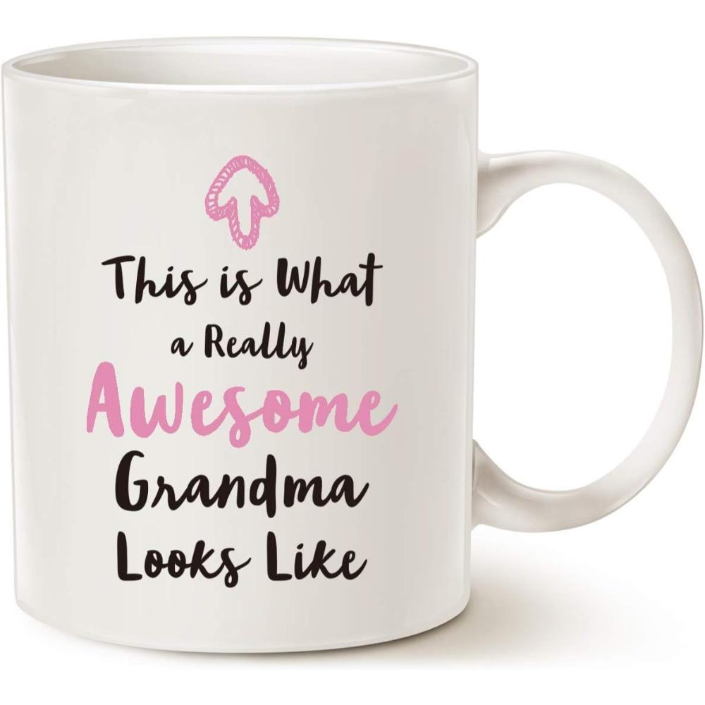 This Is What a Really Awesome Grandma Looks Like Birthday Gifts Idea for Grandmother Cup White