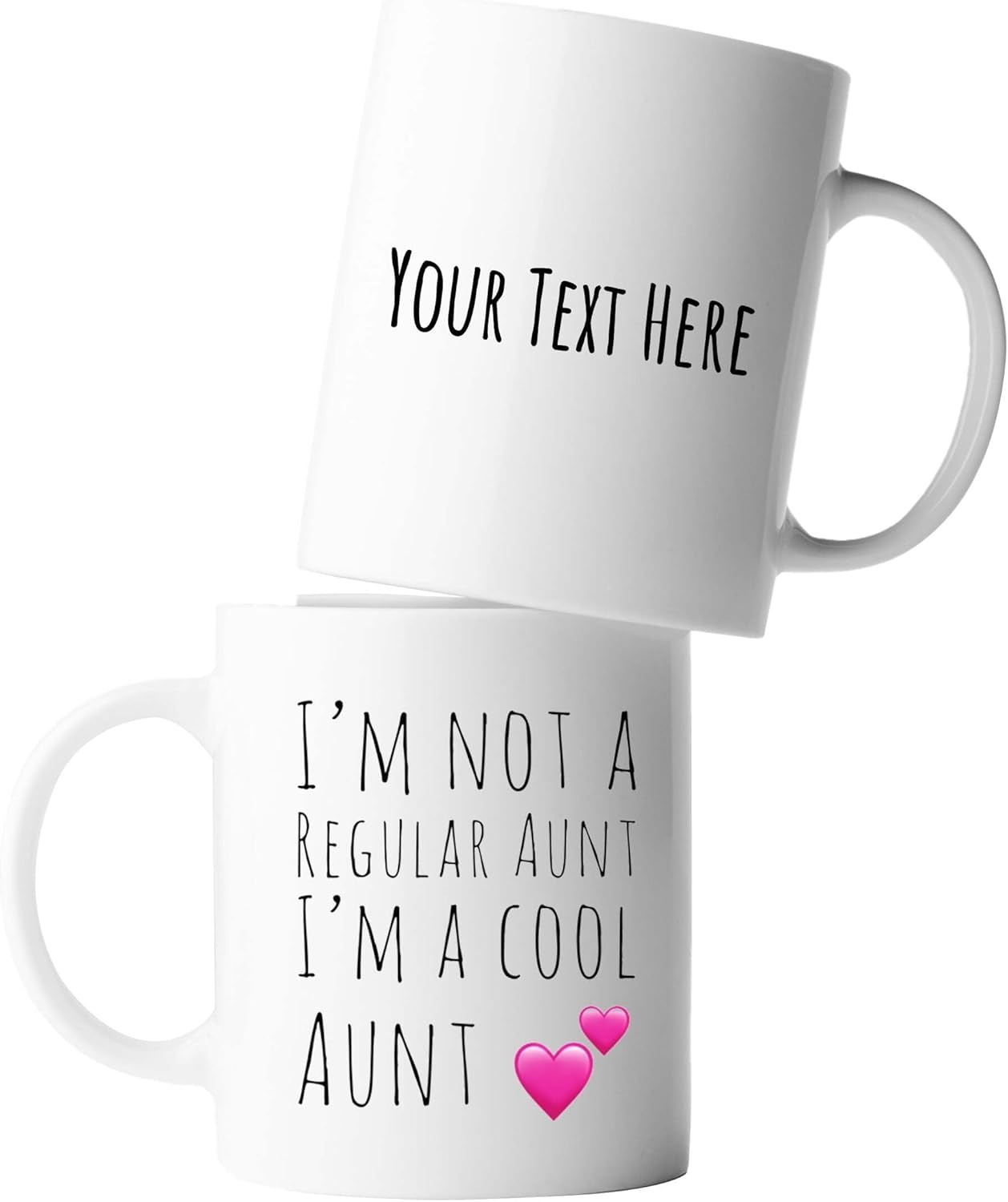 I'm Not A Regular Aunt I'm A Cool Aunt Customized Mother's Day Gift From Niece Nephew Sister Ceramic Coffee Mug