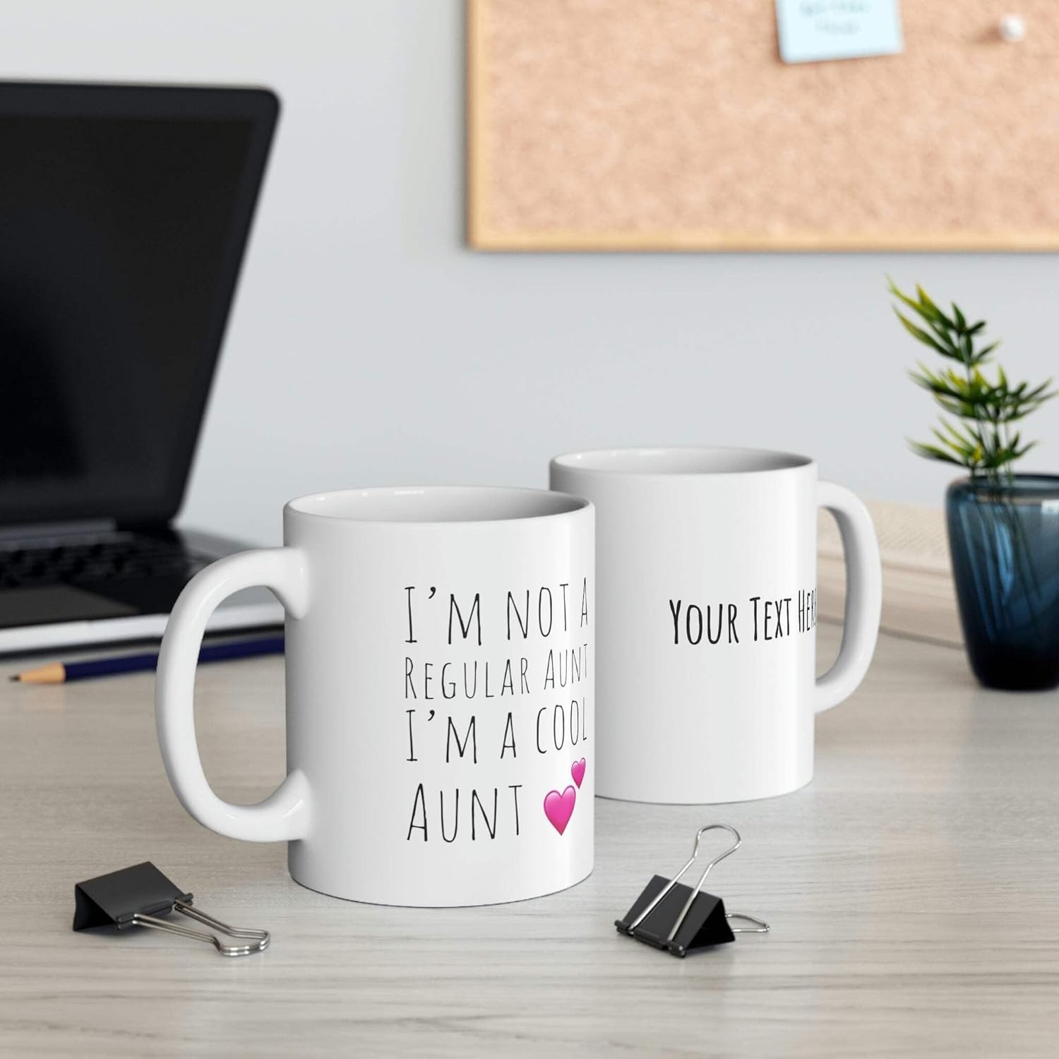I'm Not A Regular Aunt I'm A Cool Aunt Customized Mother's Day Gift From Niece Nephew Sister Ceramic Coffee Mug