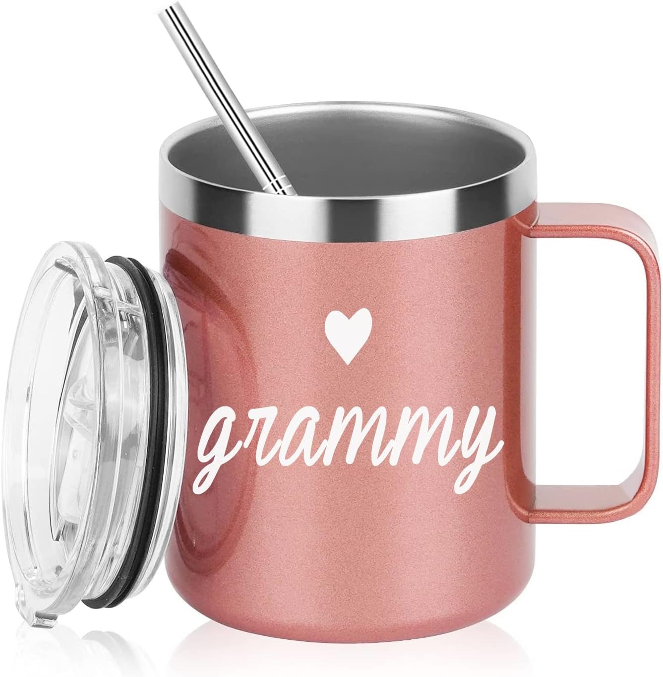 Grammy Stainless Steel Insulated Mug With Handle
