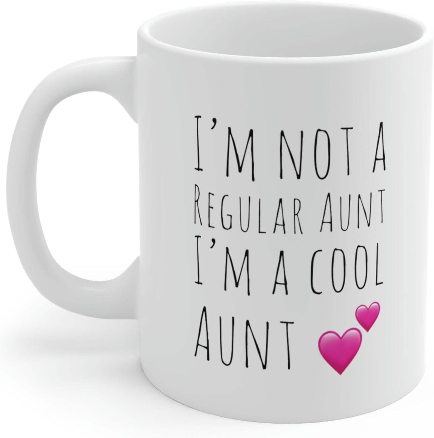 I'm Not A Regular Aunt I'm A Cool Aunt Customized Mother's Day Gift From Niece Nephew Sister Ceramic Coffee Mug