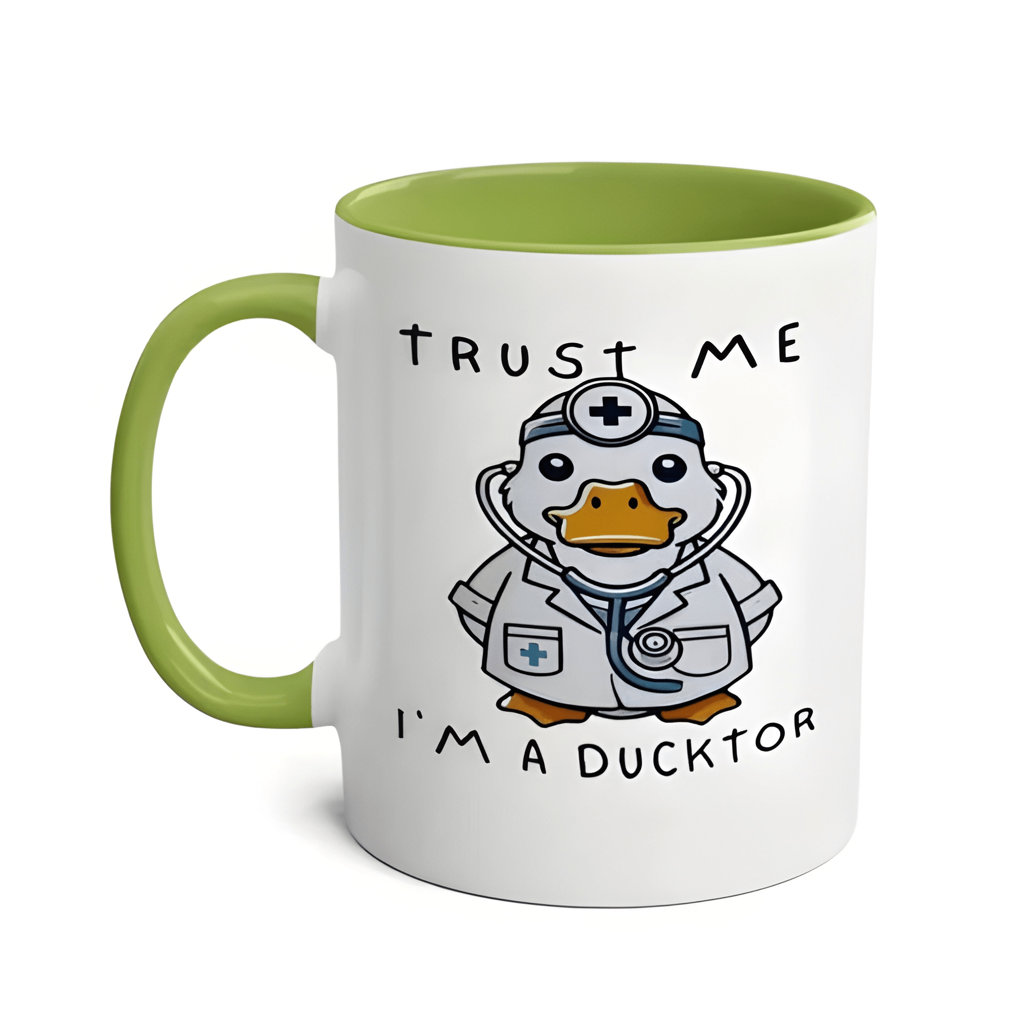 11 oz Ceramic Trust Me Ducktor Funny Coffee Mug Drinkware 1pc