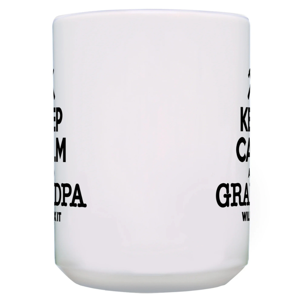 Grandpa Gifts for Men Keep Calm and Grandpa Will Fix It Grandpa