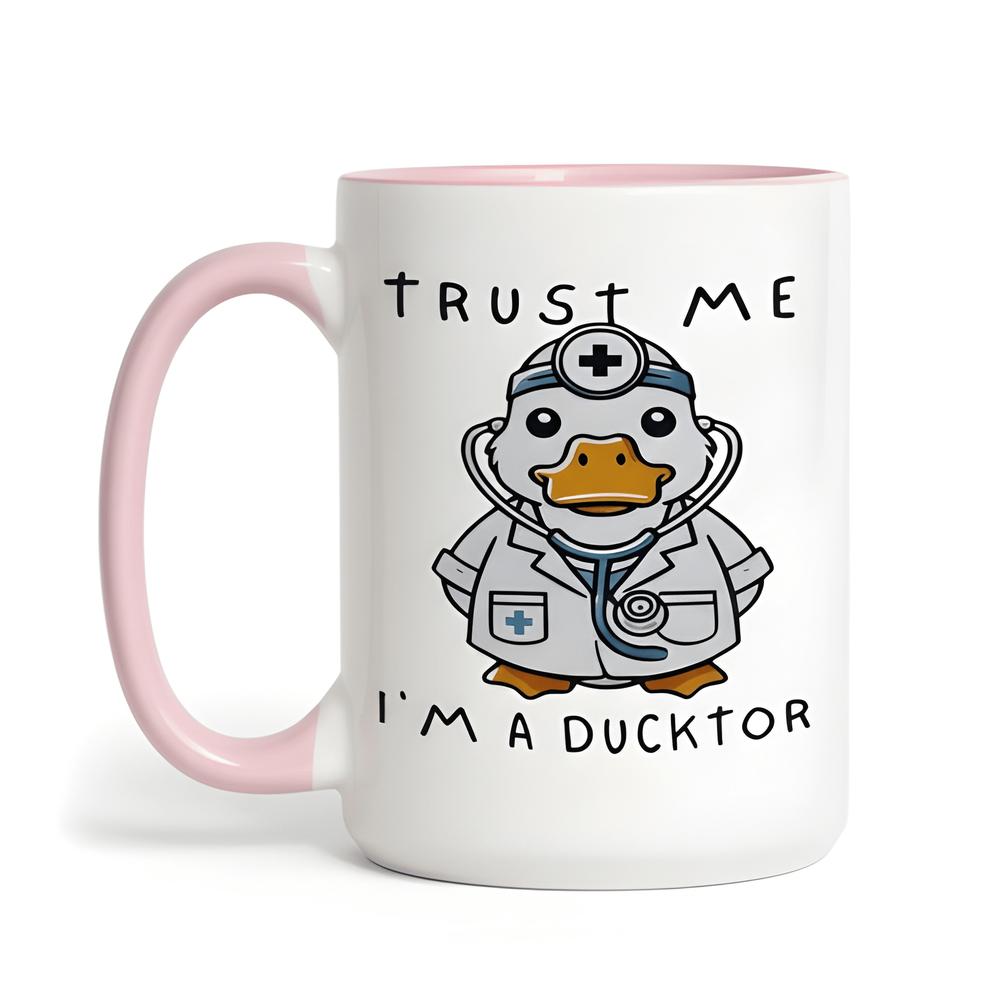 11 oz Ceramic Trust Me Ducktor Funny Coffee Mug Drinkware 1pc