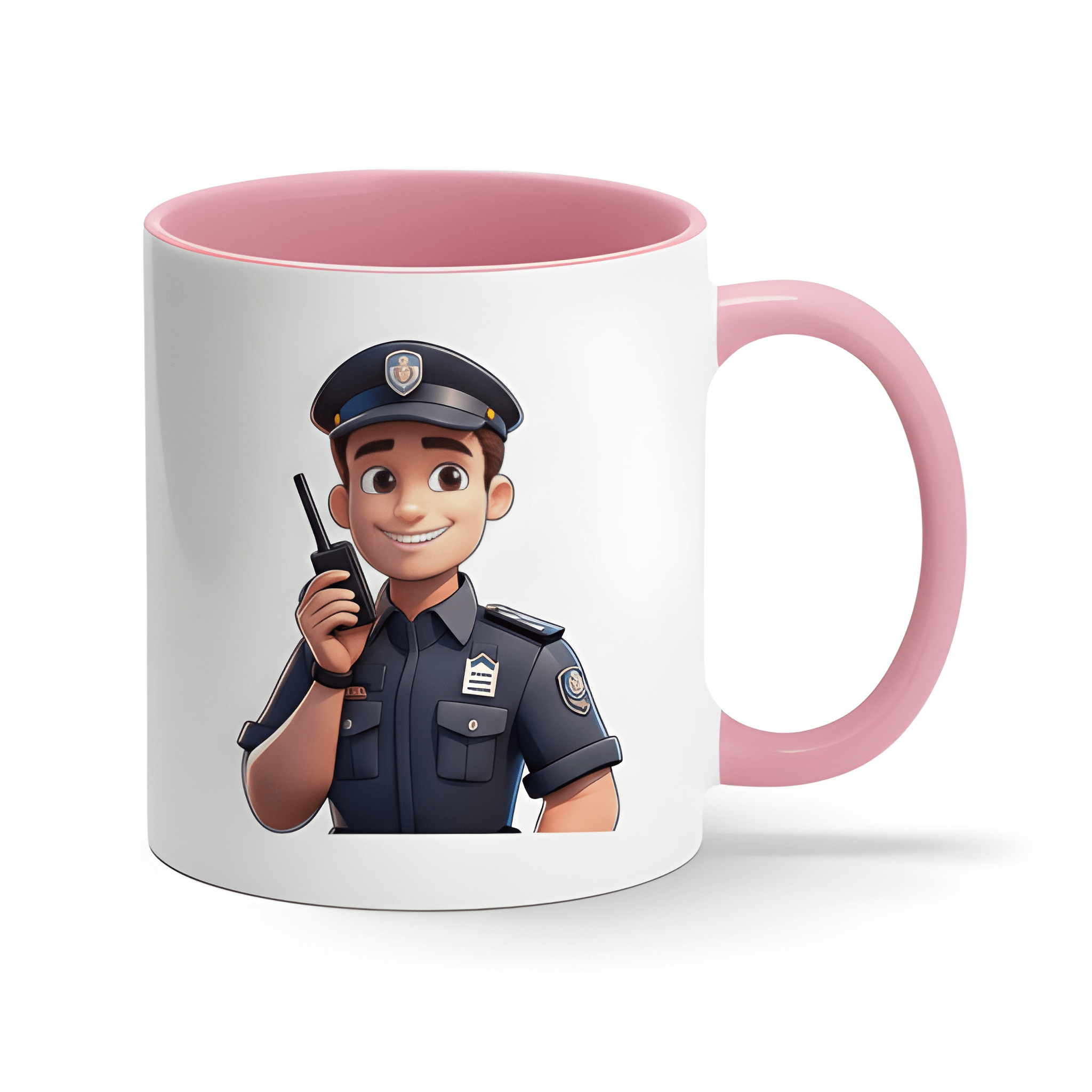 Classic Ceramic Police Officer Coffee Mug