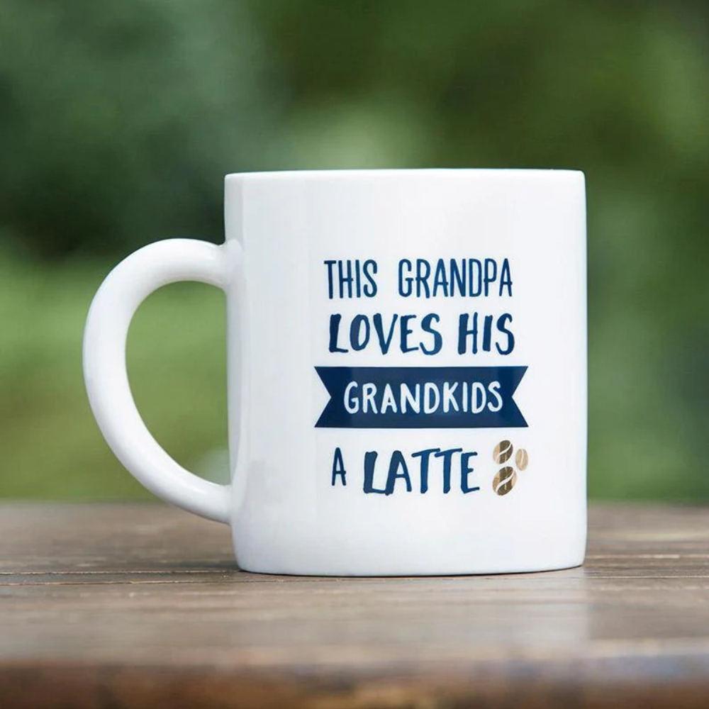 Grandpa Latte 16 oz White Coffee Mug