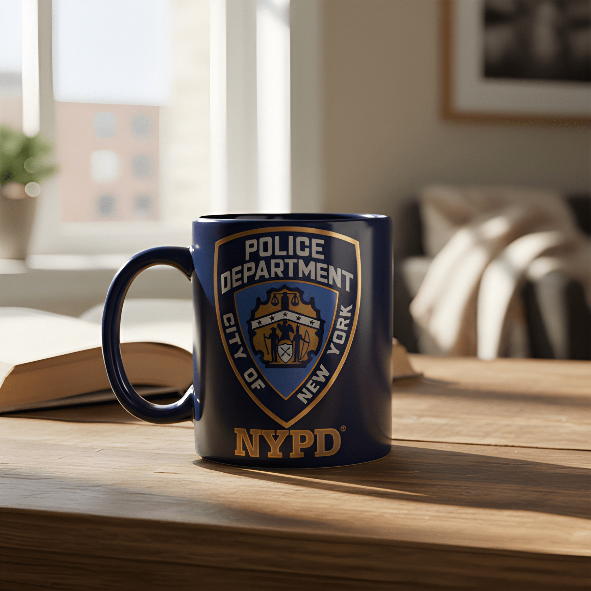 Ceramic Police Department Coffee Mug Official Licensed Drinkware