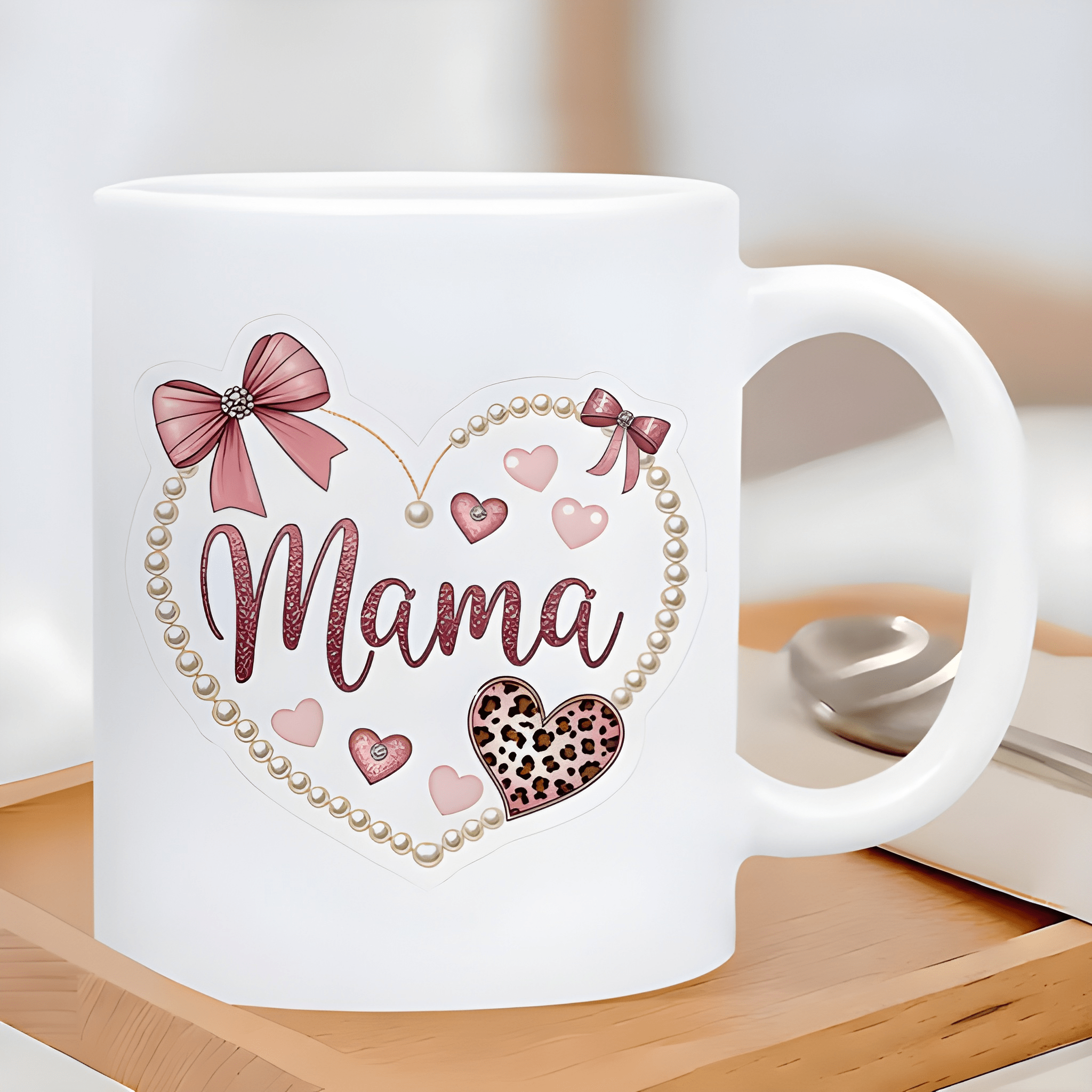 1 Piece 11Oz Ceramic Coffee Mug Mama Lettering Mothers Day Cup