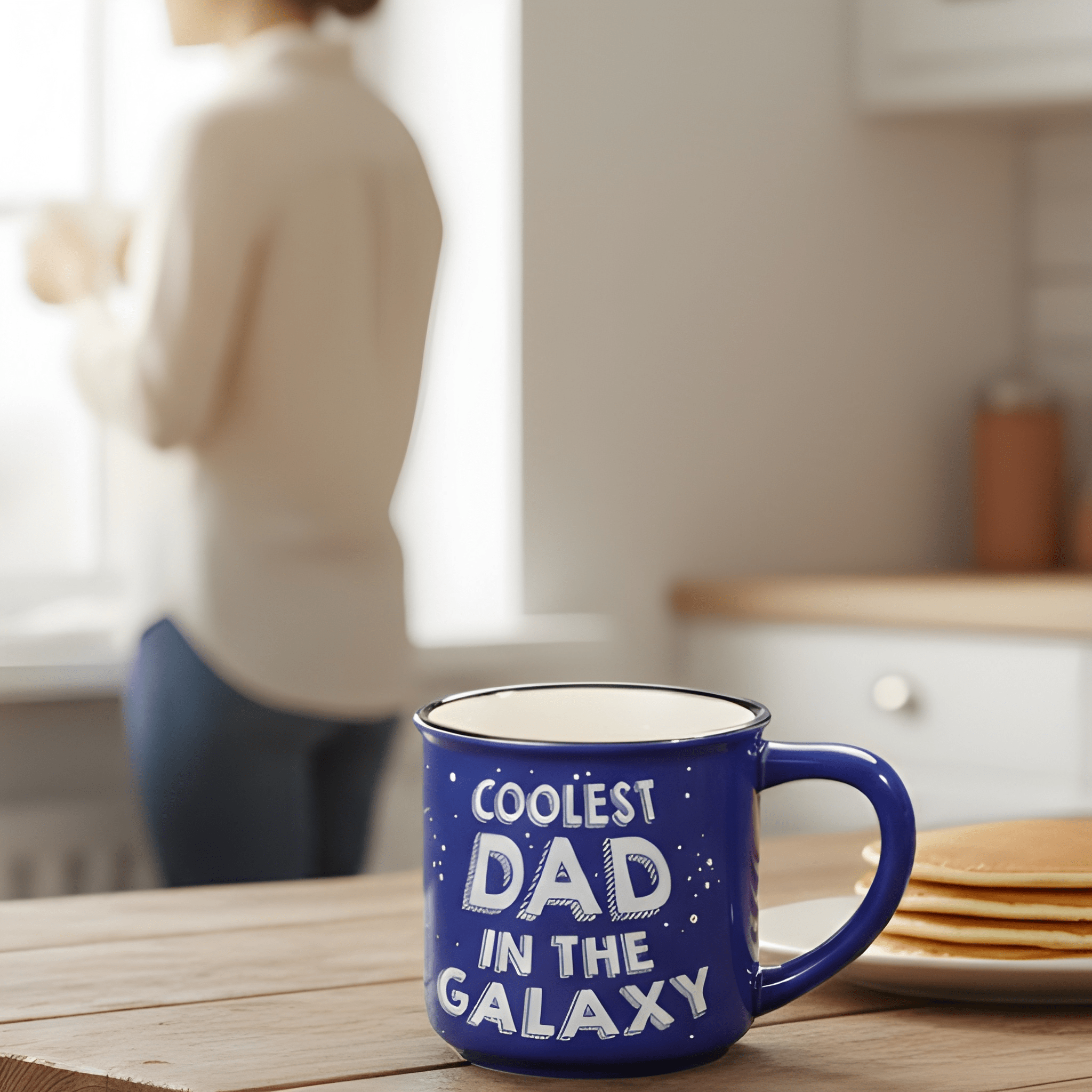 16 oz Stoneware Coolest Dad Camping Coffee Mug