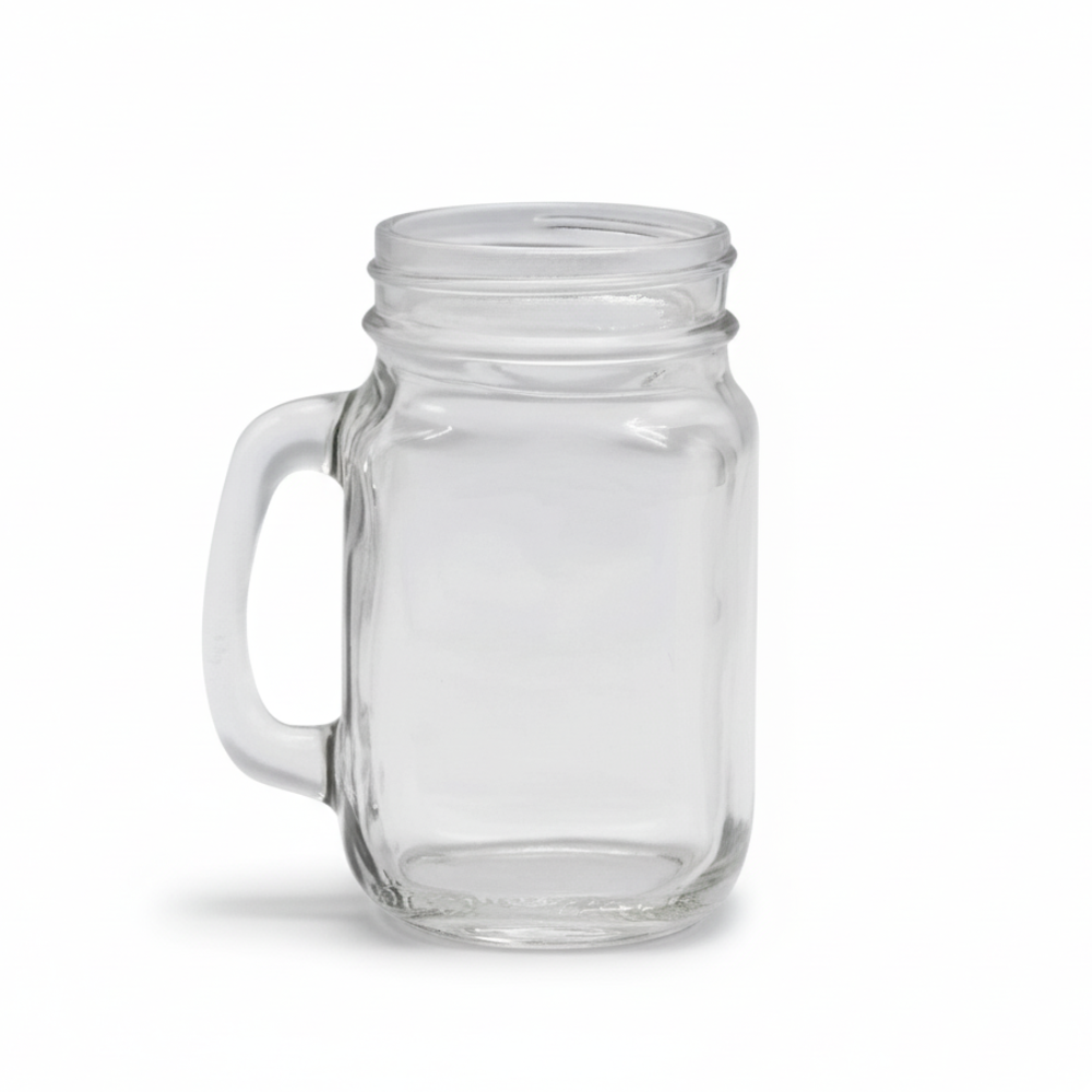 16 Oz Classic Clear Glass Pint Mugs For Kitchen And Party Drinks