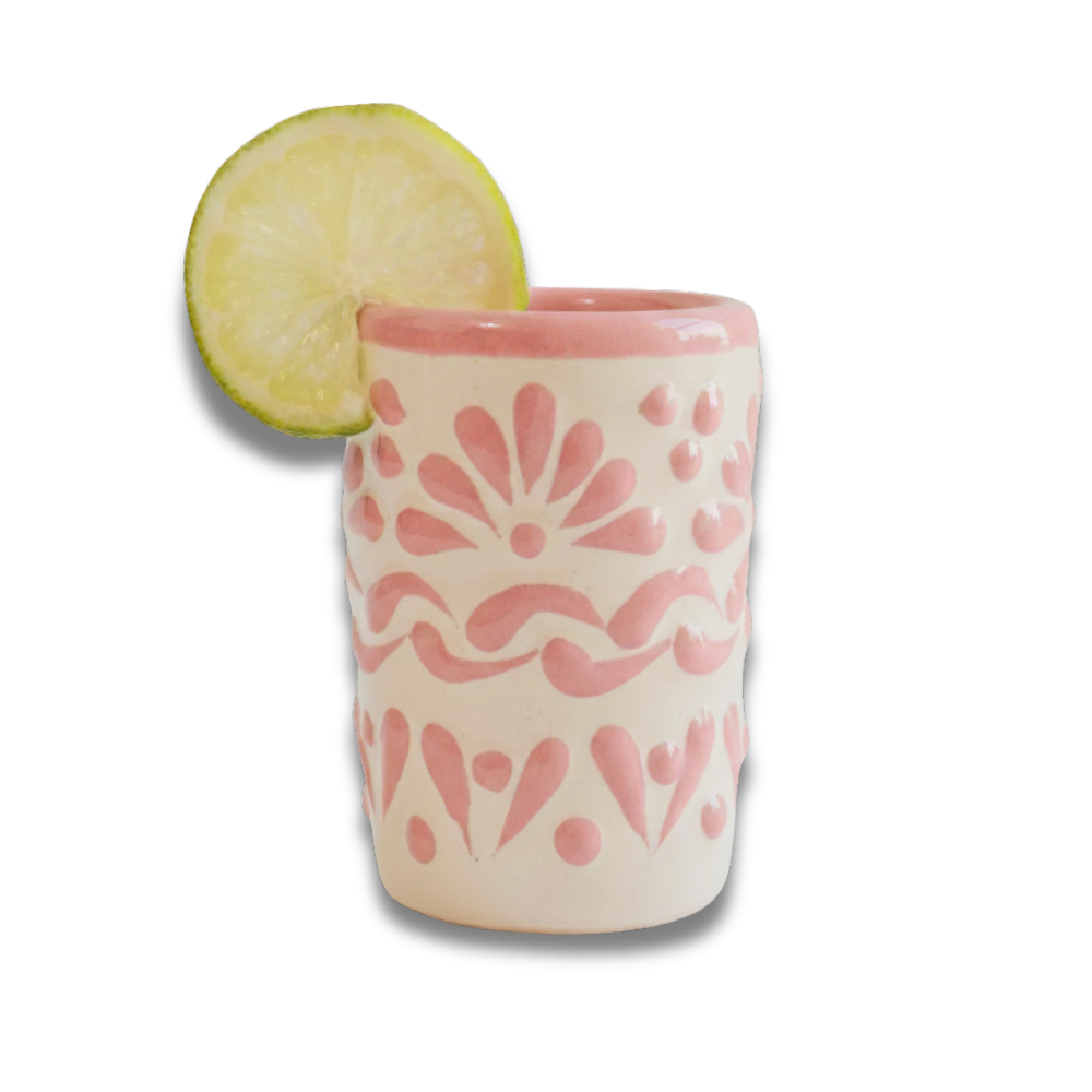 Handmade Ceramic Embossed Glass