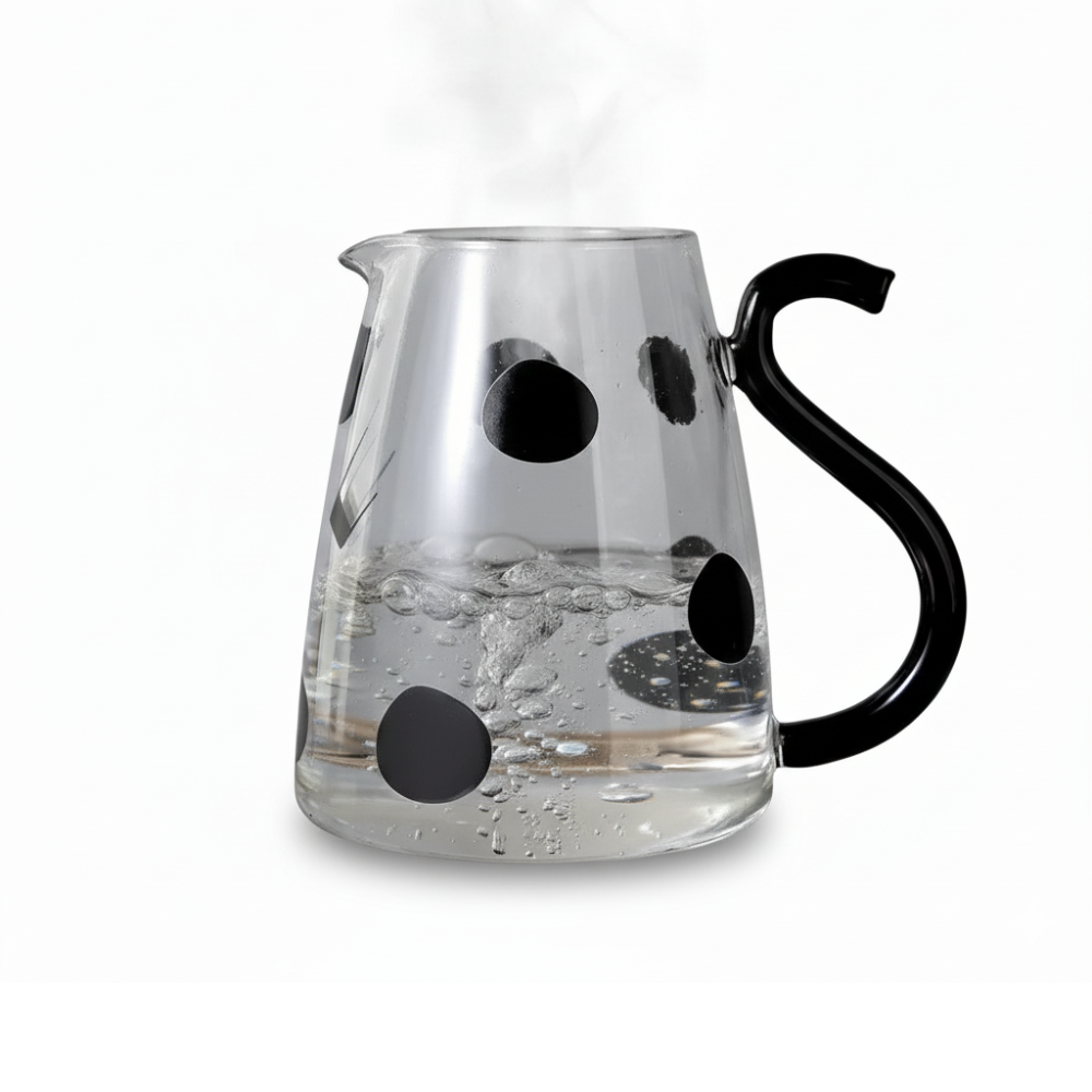 Cow Designed Glass Carafe – Functional for Everyday With Cup Set