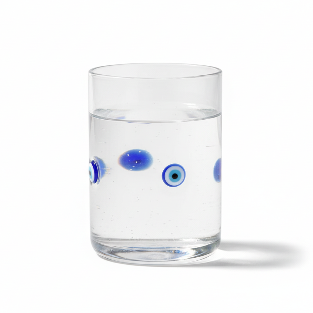 Charm Inlay Drinking Glass