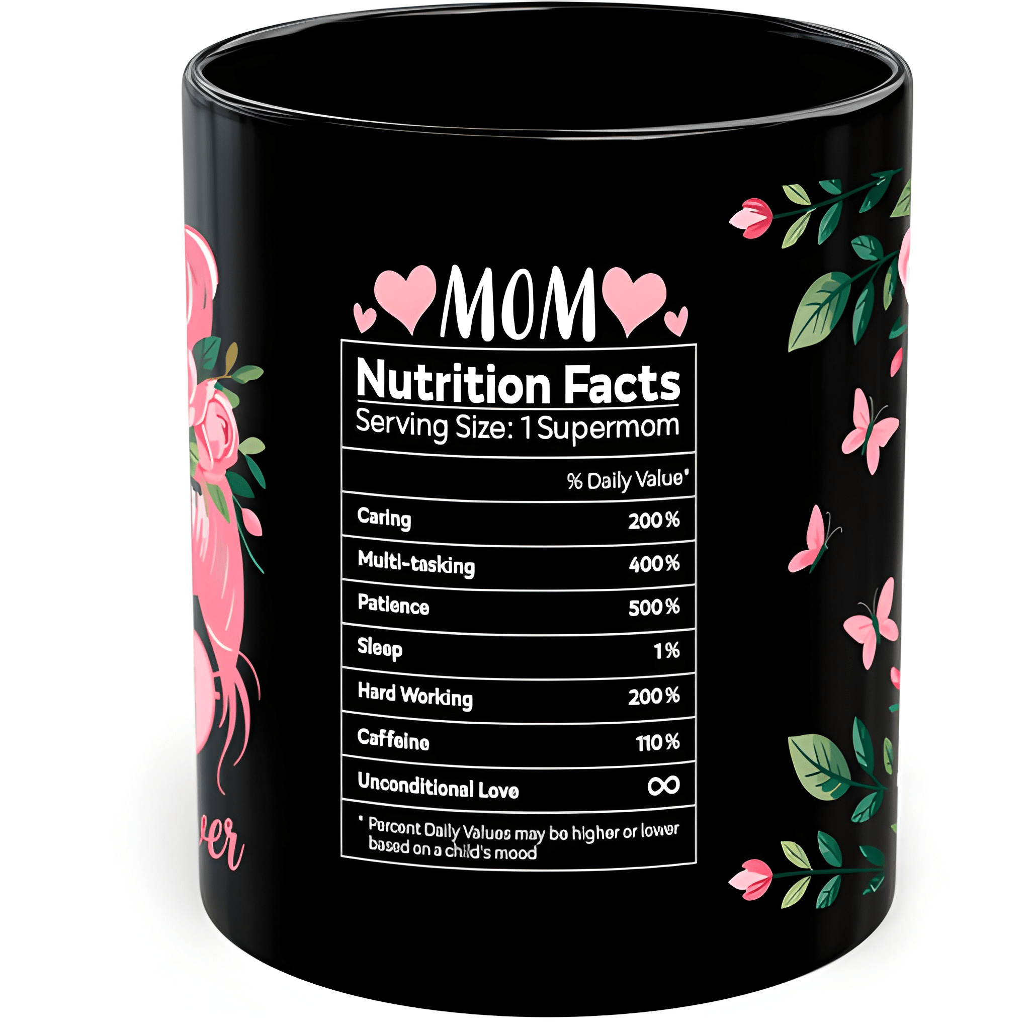 1 Piece 11Oz Ceramic Coffee Mug Mom Nutrition Facts Funny Mothers Day Cup