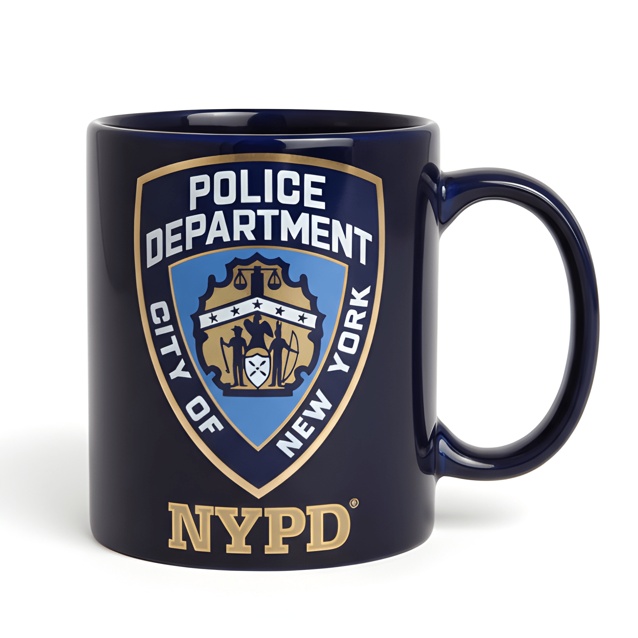 Ceramic Police Department Coffee Mug Official Licensed Drinkware