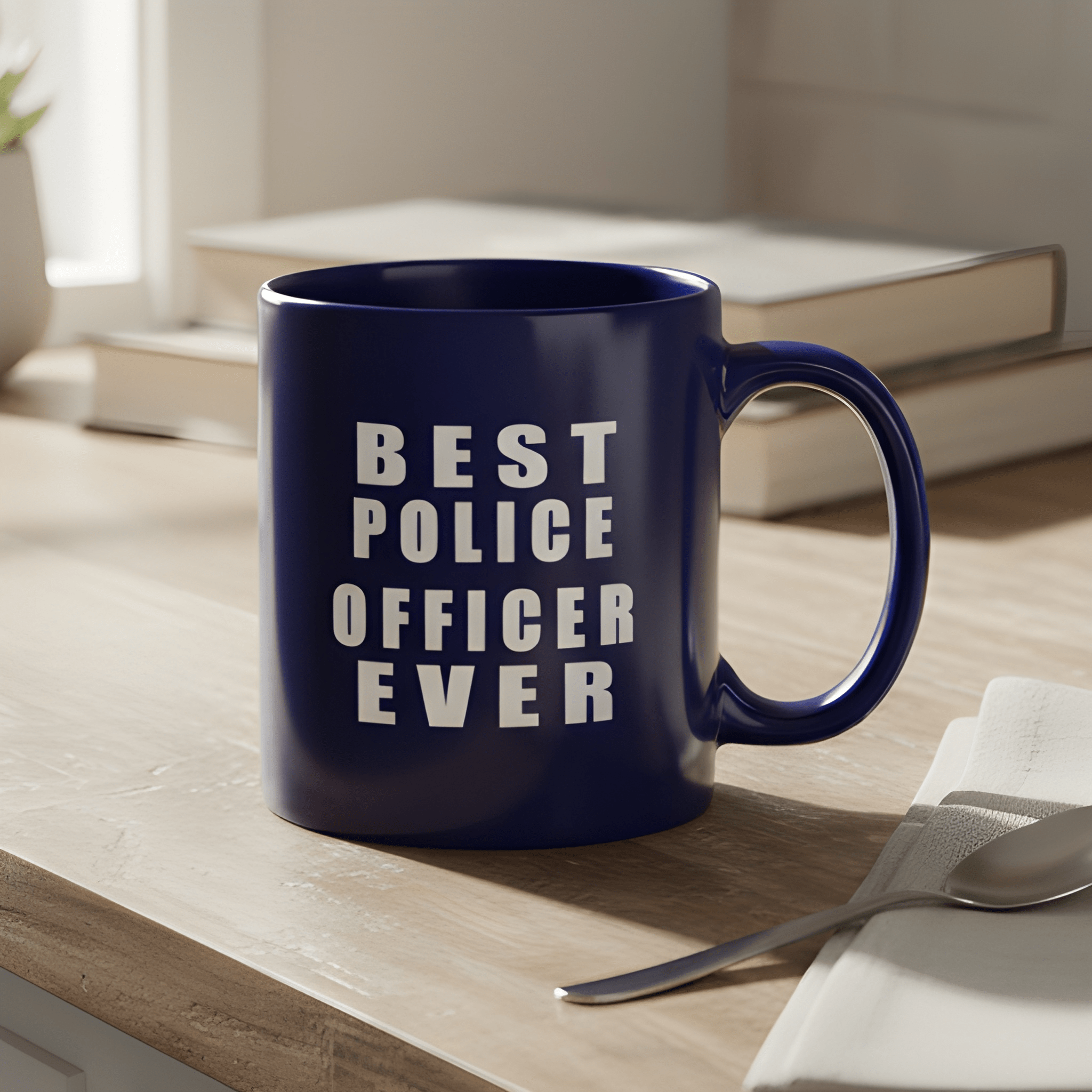 Ceramic Best Police Officer Ever Coffee Mug Law Enforcement Drinkware