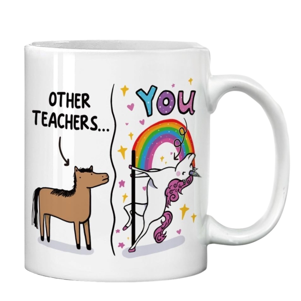 Funny Teacher Appreciation Mug Gifts for Women Men from Student