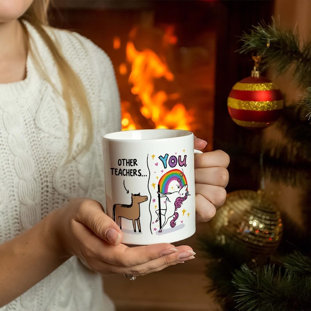 Funny Teacher Appreciation Mug Gifts for Women Men from Student