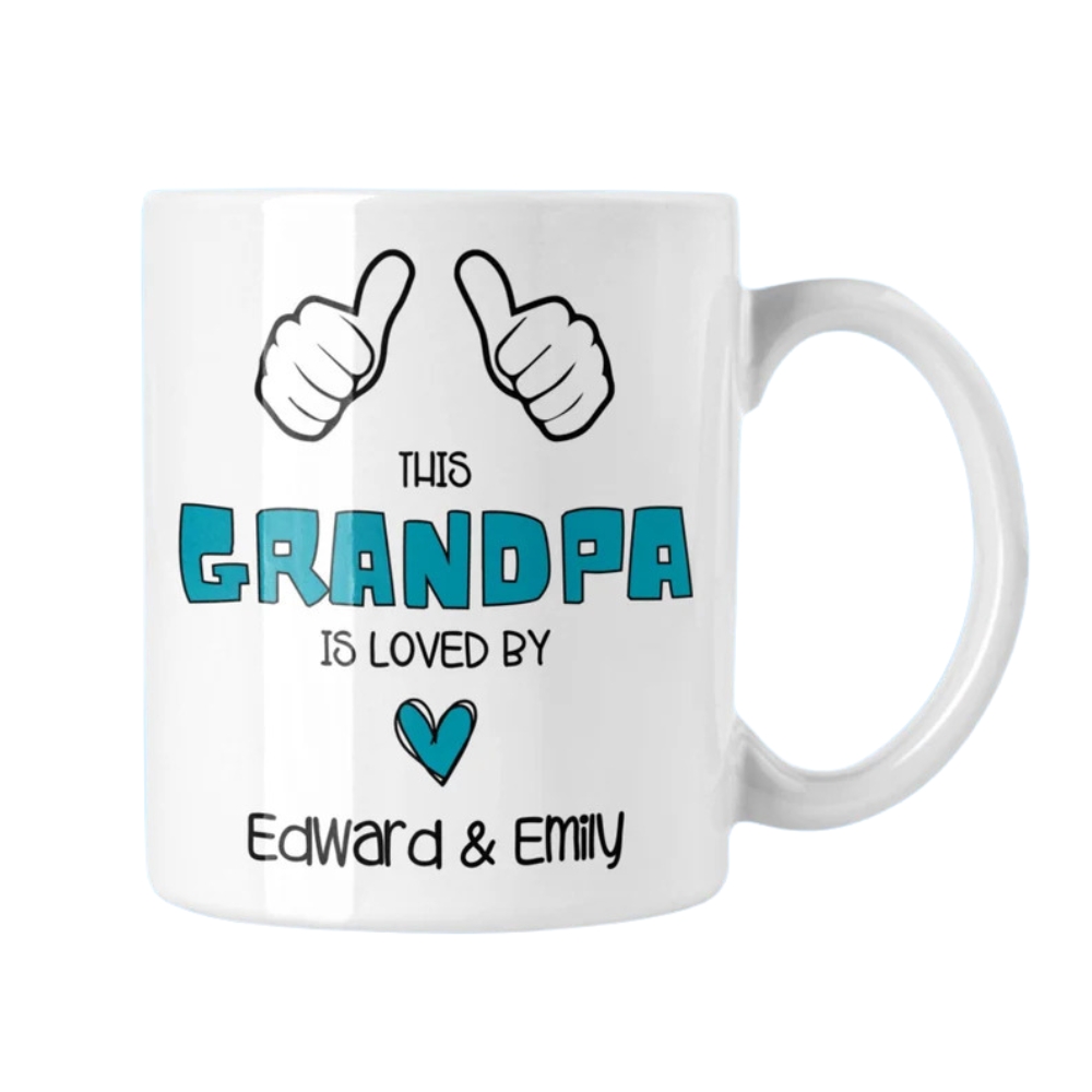 Custom Grandpa Gift From Grandkids - Grandpa Mug Persoanlised