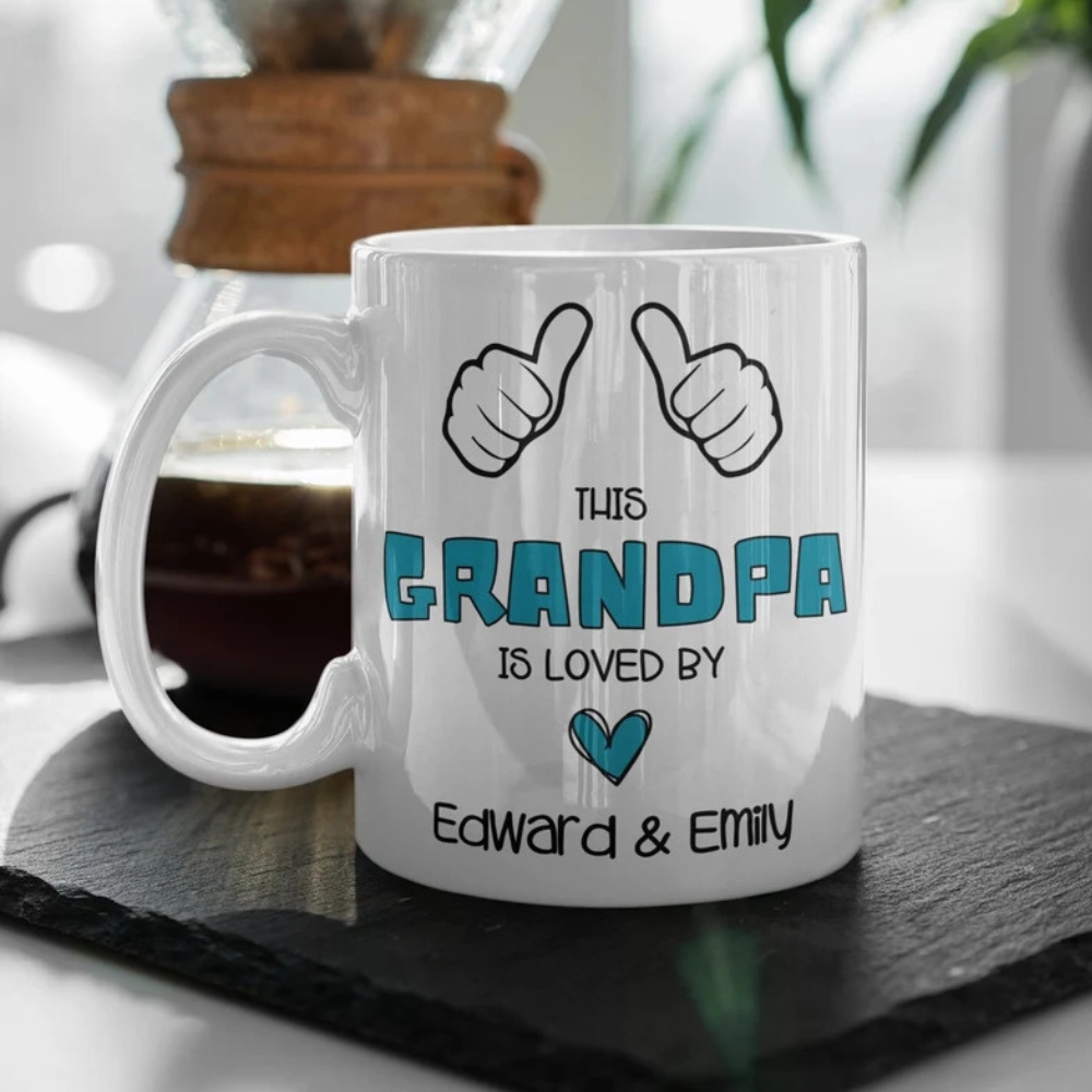 Custom Grandpa Gift From Grandkids - Grandpa Mug Persoanlised