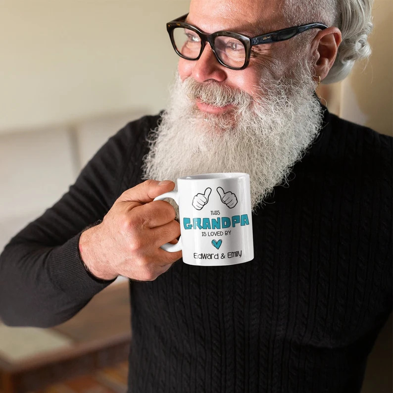 Custom Grandpa Gift From Grandkids - Grandpa Mug Persoanlised