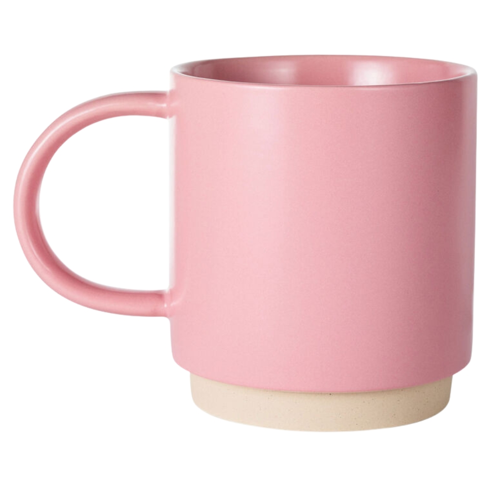 Grandma Pink Mug With Flower, 16 oz