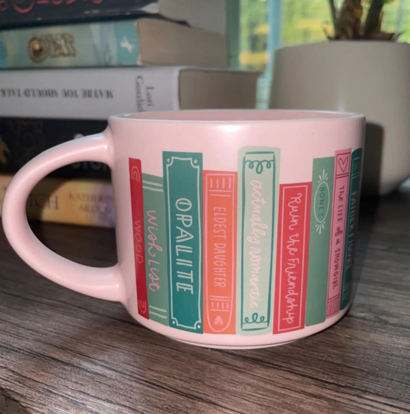 TS Inspired Bookish Girl Graphic Print Ceramic Coffee Mug