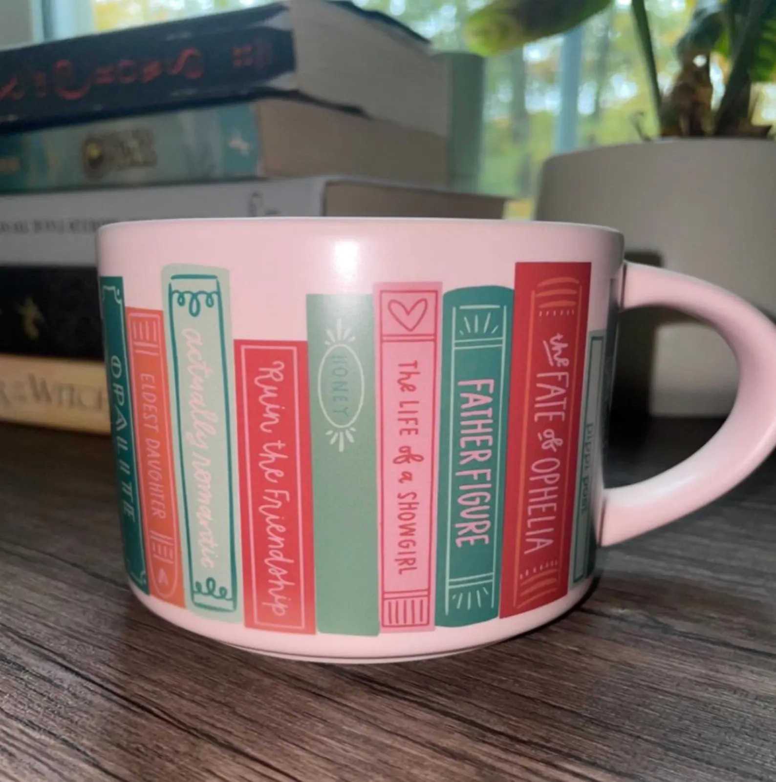 TS Inspired Bookish Girl Graphic Print Ceramic Coffee Mug