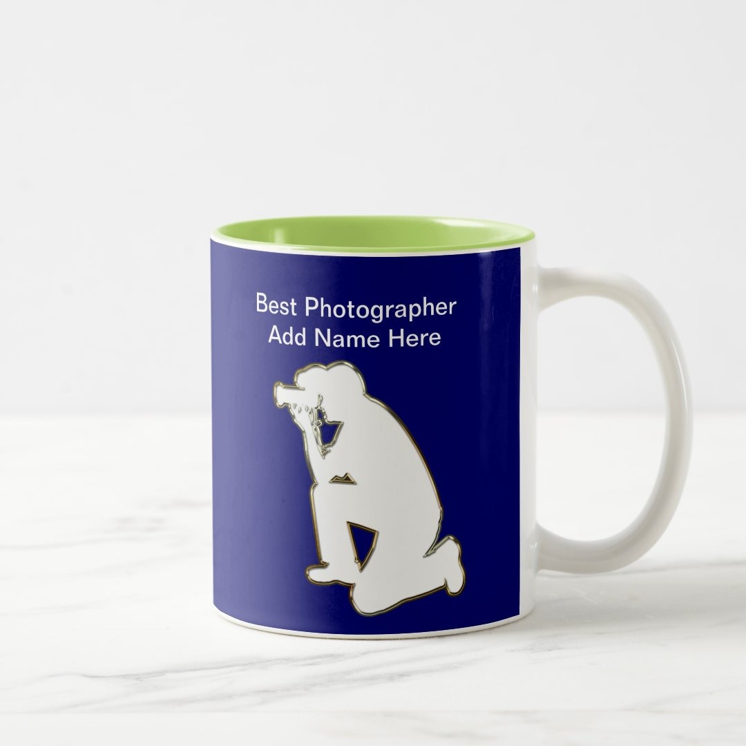 Photographer Appreciation Ceramic Mug With Personalized Name