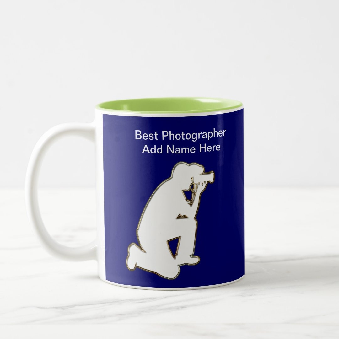 Photographer Appreciation Ceramic Mug With Personalized Name