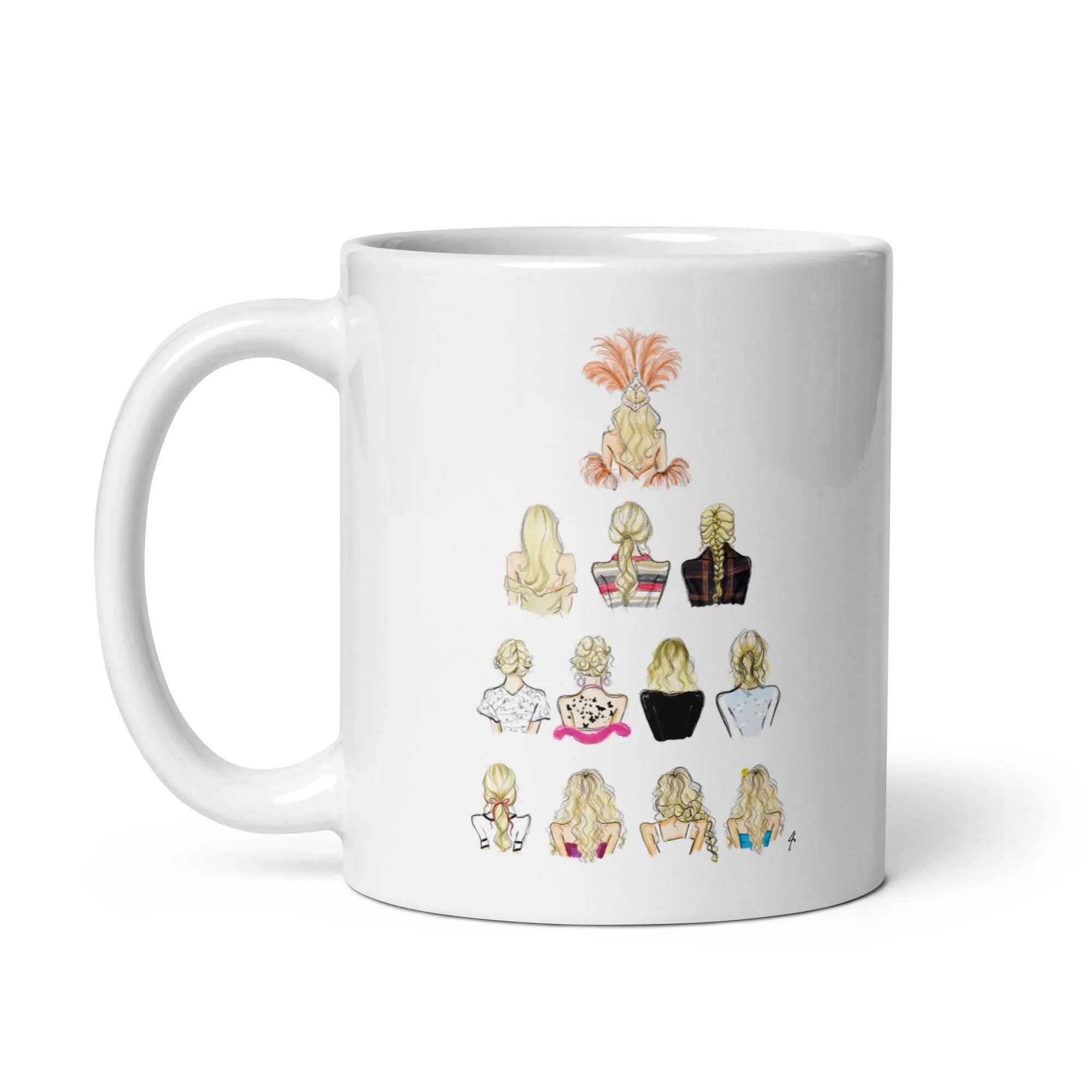 TS Inspired Evolution Graphic Print Ceramic Coffee Mug