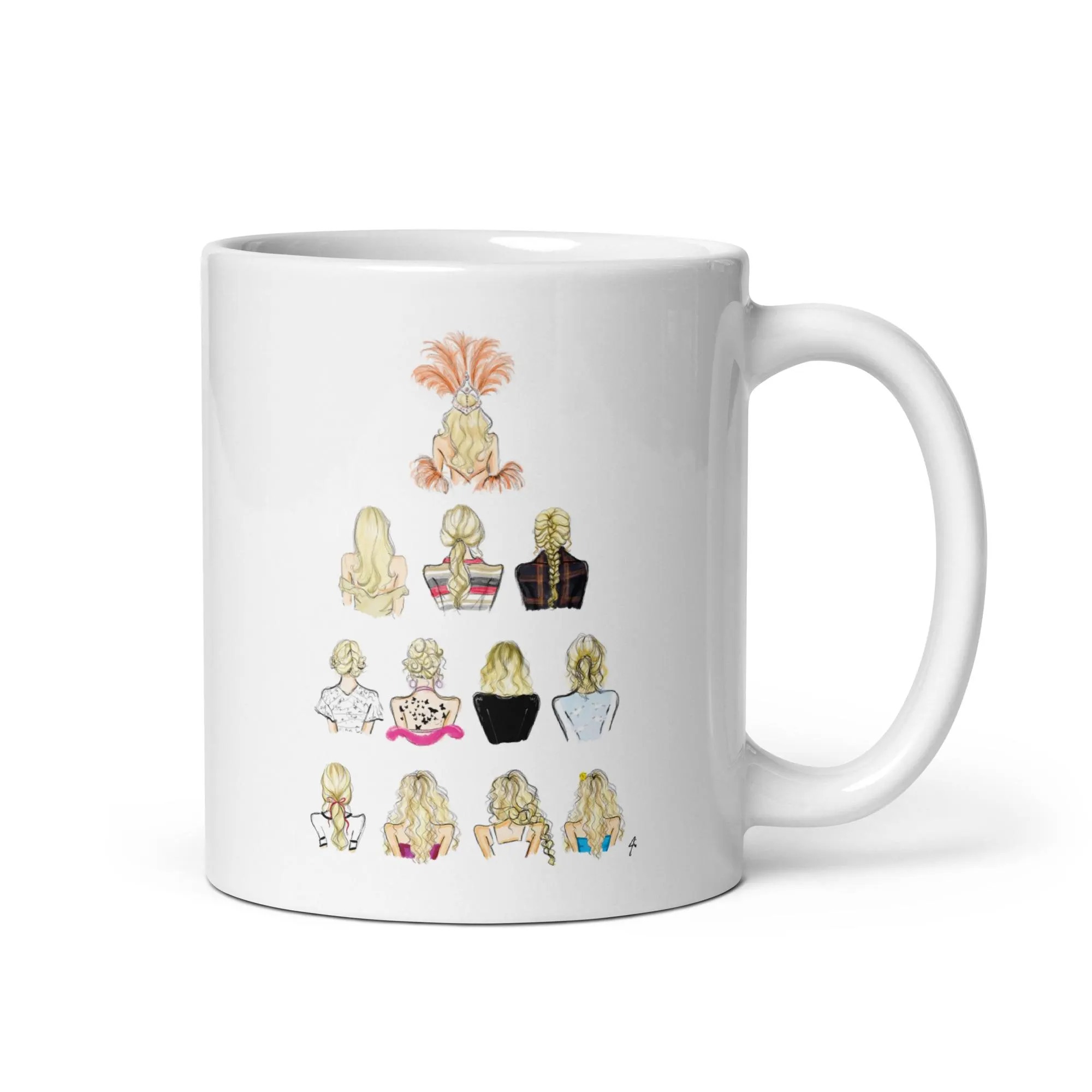 TS Inspired Evolution Graphic Print Ceramic Coffee Mug