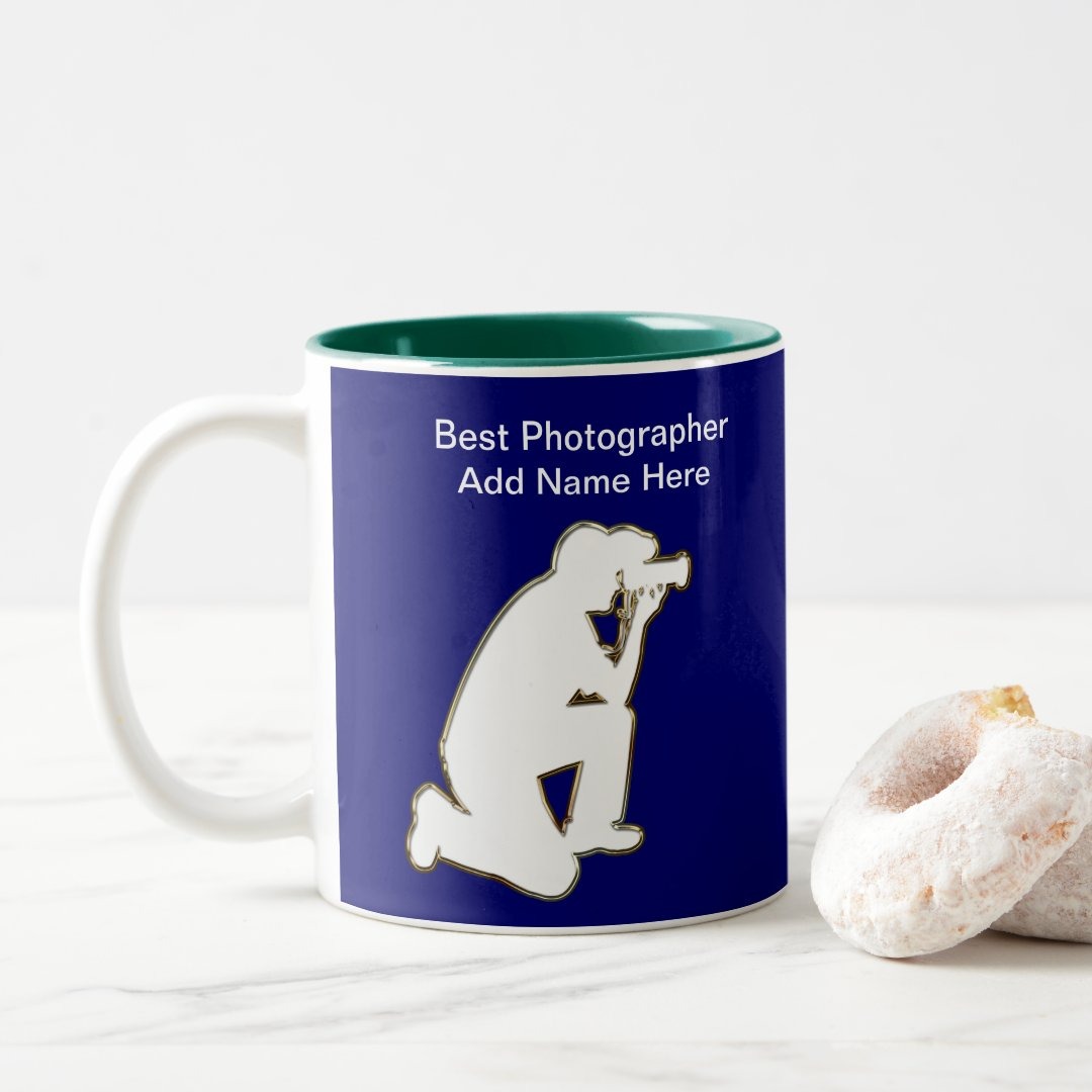 Photographer Appreciation Ceramic Mug With Personalized Name
