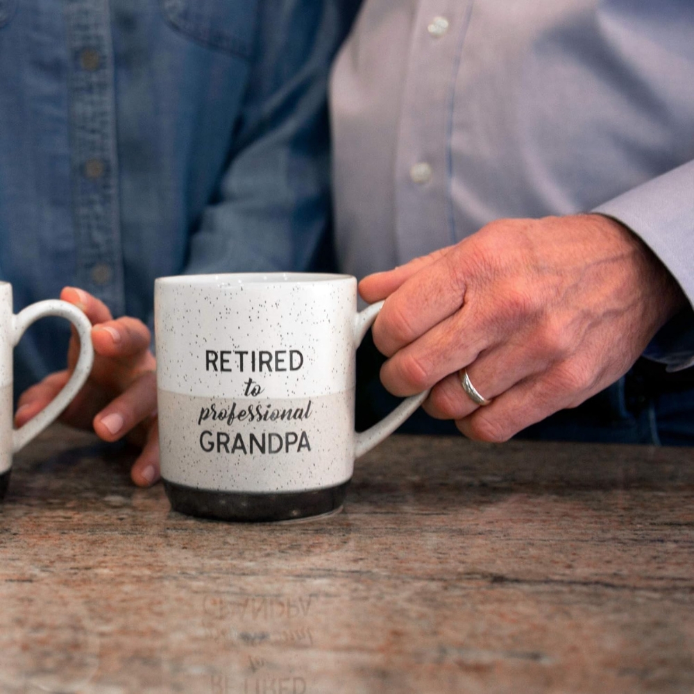 Retired To Professional Grandpa - Large 15 Oz Cup